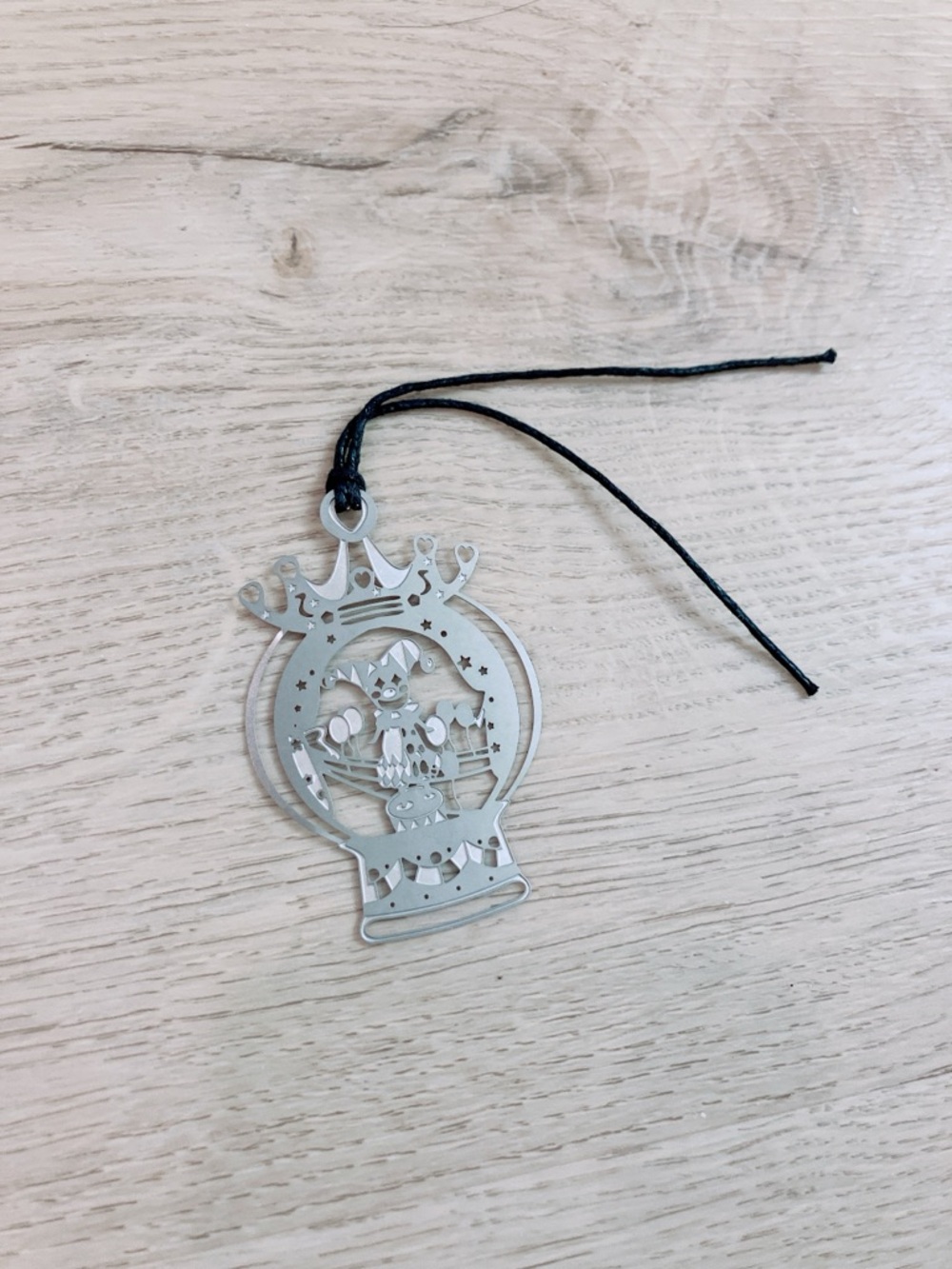 Metal Bookmark Engraved Design